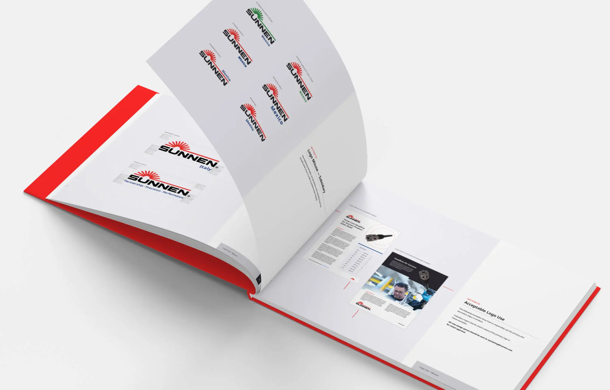 Sunnen's brand guidelines