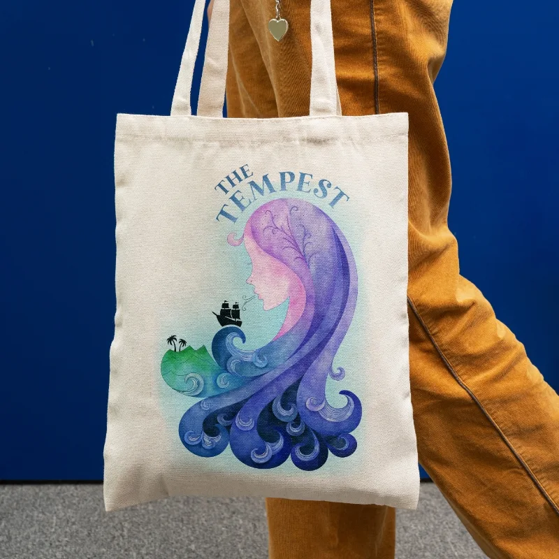 tempest canvas bag design mockup