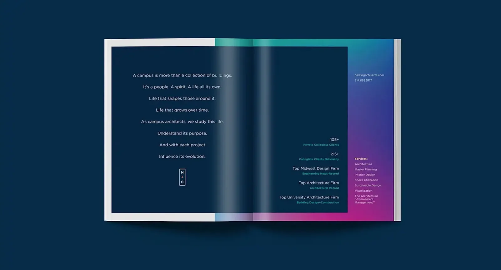 Brochure for Hastings + Chivetta